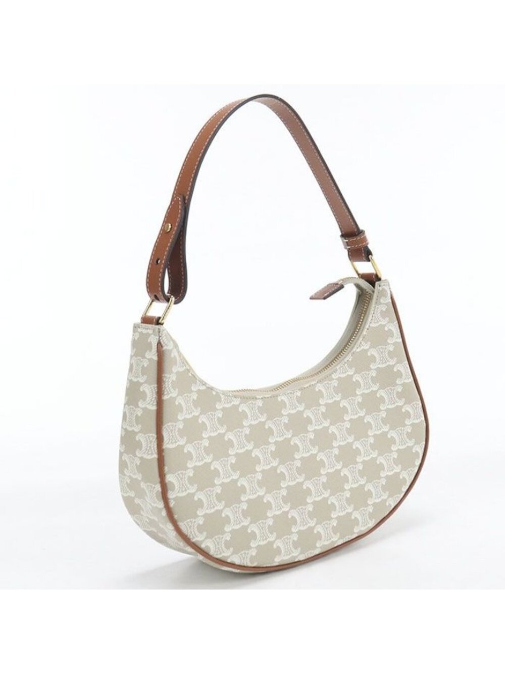 Celine Ava Triomphe Canvas Shoulder Bag